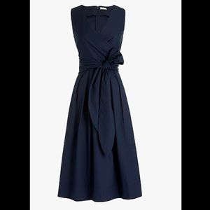 J. Crew Wrap-top shirtdress in organic cotton